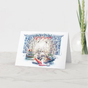 Cartão De Festividades Christmas Cat