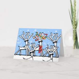 Cartão De Festividades Christmas deer