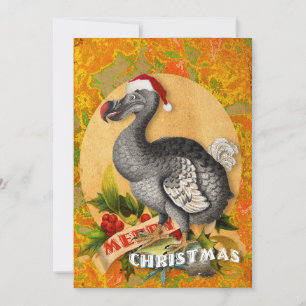 Cartão De Festividades Christmas Dodo Bird