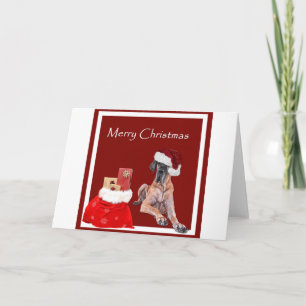 Cartão De Festividades Christmas Dog Great Dane