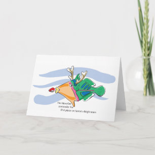 Cartão De Festividades Christmas Fish Card