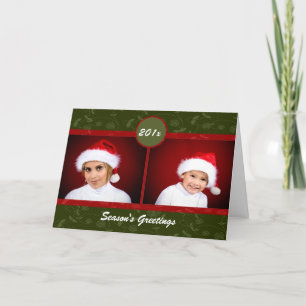 Cartão De Festividades Christmas Floral Card