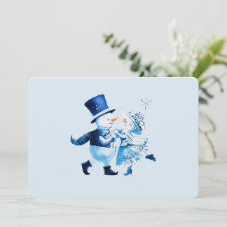 Cartão De Festividades Christmas Frost Romance - Snowy Magic Vintage Coff