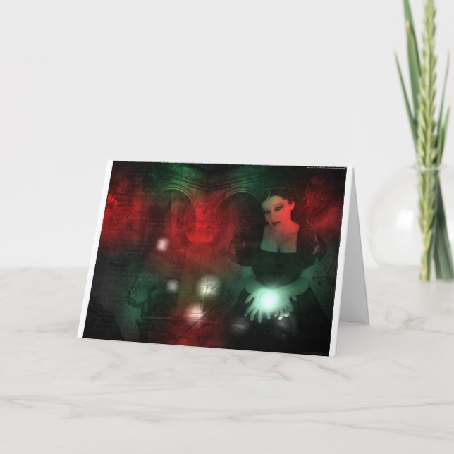 Cartão De Festividades Christmas gothic (Frente)