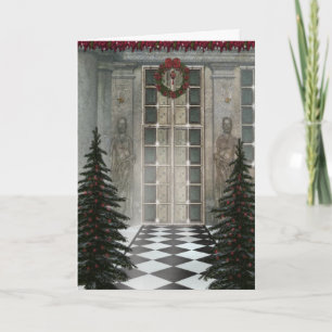 Cartão De Festividades Christmas Hall Card