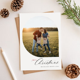 Cartão De Festividades Christmas Holiday Wish With Photo Holiday Card