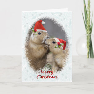 Cartão De Festividades Christmas Kiss Christmas Card