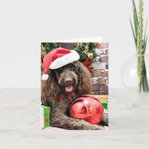 Cartão De Festividades Christmas - LabraDoodle - Harley