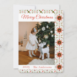 Cartão De Festividades Christmas Ladybug Photo