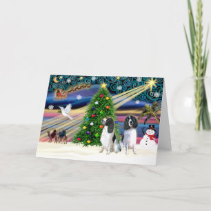 Cartão De Festividades Christmas Magic English Springers (two)