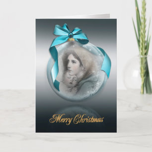 Cartão De Festividades Christmas nativity The Madonna religious card