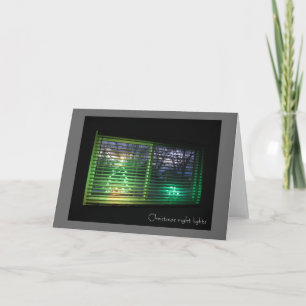 Cartão De Festividades Christmas Night Lights Card