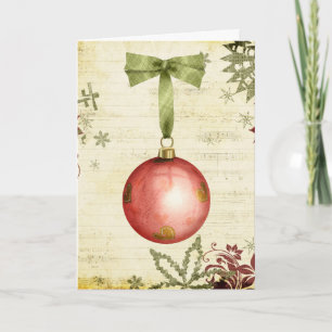 Cartão De Festividades christmas ornament cards
