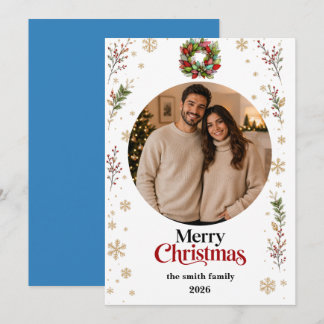 Cartão De Festividades Christmas Photo Card | Merry Christmas