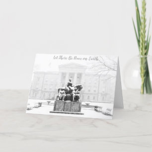 Cartão De Festividades Christmas Raleigh NC North Carolina Capital