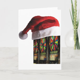 Cartão De Festividades Christmas Slot Machines