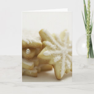 Cartão De Festividades Christmas Sugar Cookie Greeting Cards and Stickers