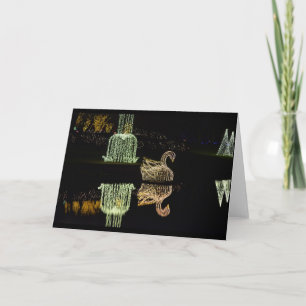 Cartão De Festividades Christmas Swan 2 2016