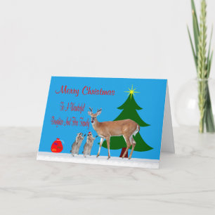 Cartão De Festividades Christmas To Daughter And Family Greeting Card