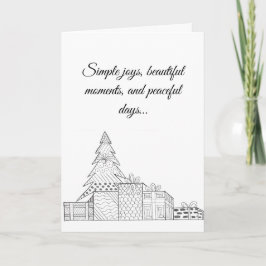 Cartão De Festividades Christmas Tree Card