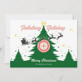 Cartão De Festividades Christmas Tree French Roulette Casino Style