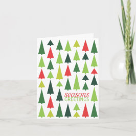 Cartão De Festividades Christmas Tree Greeting Card