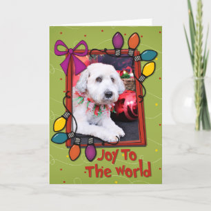 Cartão De Festividades Christmas - Wheaten Terrier - Teddy