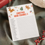 Cartão De Festividades Christmas Word Scrabble Game<br><div class="desc">Add a festive twist to a classic with our Christmas Scrabble Printable! Perfect for word lovers and families looking for a cozy Christmas activity.

76SE C</div>