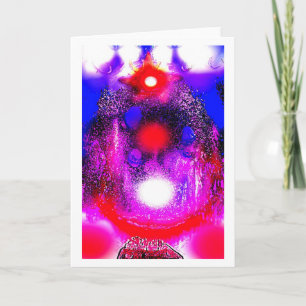 Cartão De Festividades Cicatrização à distância