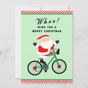 Cartão De Festividades Ciclismo Ciclista