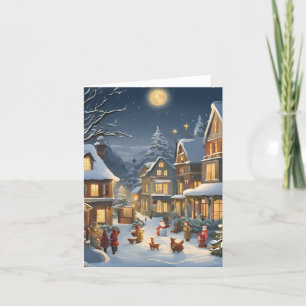Cartão De Festividades Cidade de Natal Nevada