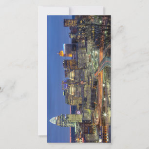 Cartão De Festividades Cincinnati Skyline Card