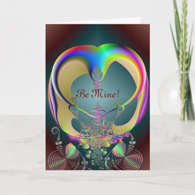 Cartão De Festividades Cinderellas carruagem, Seja Meu! (Frente)