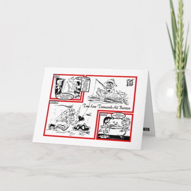 CARTÃO DE FESTIVIDADES CINTO: "NAMORADOS TARDIO" (Frente)