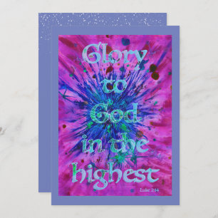 Cartão De Festividades Citação da Bíblia de Natal