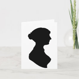 Cartão De Festividades citação de Jane Austen 