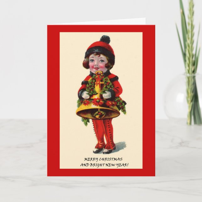 Cartão De Festividades Citação de Nomes Personalizados da Rapariga do nat (Frente)