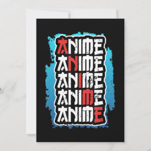 Cartão De Festividades citação do amante de animação engraçada cosplay ot