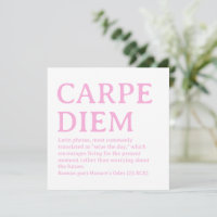 Citação latina Carpe Diem