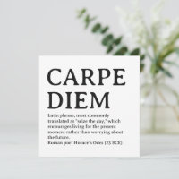 Citação latina Carpe Diem