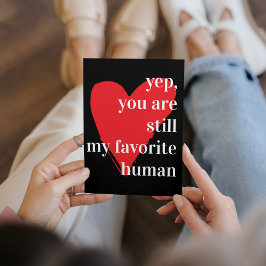 Cartão De Festividades Citação Romântica Moderna e Adorável