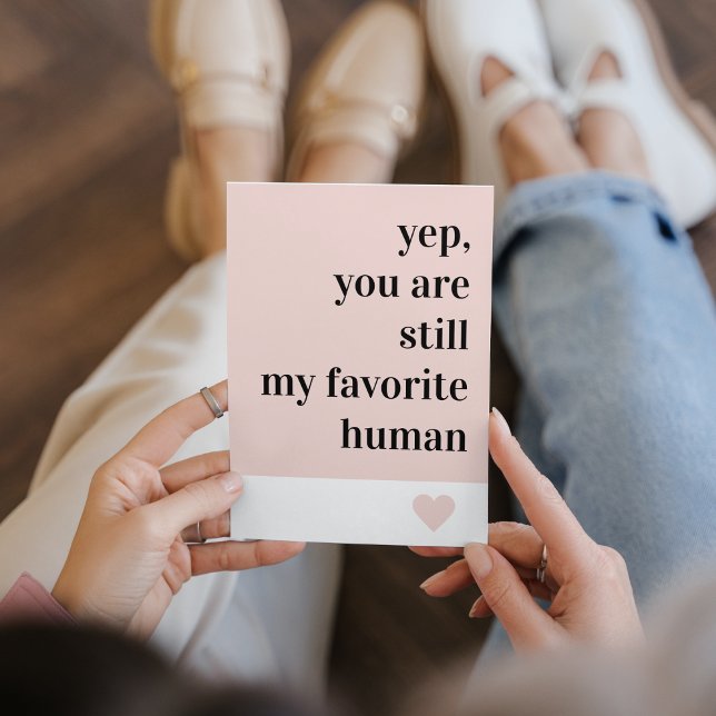 Cartão De Festividades Citação Romântica Moderna e Adorável (Criador carregado)