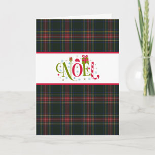 Cartão De Festividades Clan Stewart Black Tartan Holiday Card
