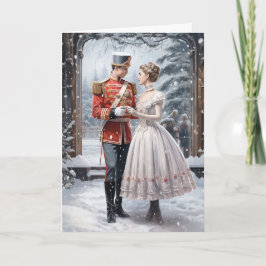 Cartão De Festividades Clara e o Quebra-Nozes Ballet Clássico de Natal Vi