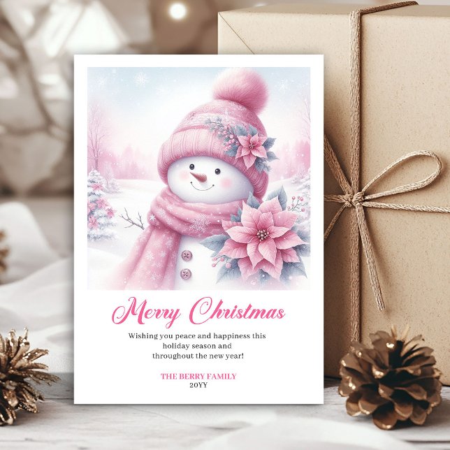 Cartão De Festividades Classic Pinkmas Digital Kids Christmas Greeting  (Classic Pinkmas Digital Kids Christmas Greeting Card

)