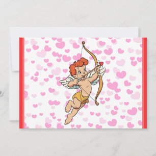 Cartão De Festividades Clássico do Dia dos Namorados/Cupid do vintage