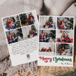 Cartão De Festividades Clássico Simples Feliz Natal Vertical Dez Foto<br><div class="desc">Celebre a estação com este simples e único e clássico cartão de férias Merry Christmas vertical com dez fotos com um toque de charme de vintage. A design minimalista apresenta uma elegante paleta de cores vermelha e verde, evocando o espírito aconchegante do inverno. O seu apelo moderno e divertido, aliado...</div>