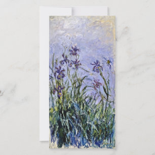 Cartão De Festividades Claude Monet - Iris Mauves