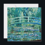 Cartão De Festividades Claude Monet - Lírios De Água E Ponte Japonesa<br><div class="desc">Claude Monet - Lírios De Água E Ponte Japonesa (1899)</div>