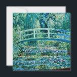 Cartão De Festividades Claude Monet - Lírios De Água E Ponte Japonesa<br><div class="desc">Claude Monet - Lírios De Água E Ponte Japonesa (1899)</div>